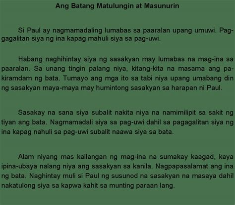 long story tagalog